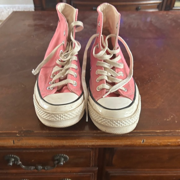 Converse Pink High-Top Sneakers - Picture 2 of 5